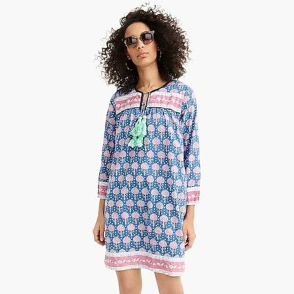 J.Crew X SZ Blockprints  Leyla dress, Size S, New With Tags - Picture 2 of 9